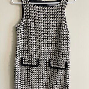 Dorothy Perkins Black and White Tweed Dress
